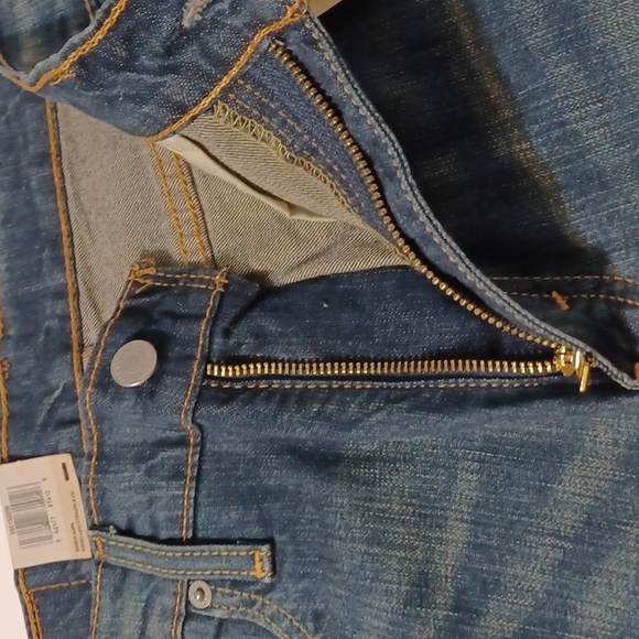 NWT Levi Strauss & Co. Mens 513 Slim Straight Blue Denim Jeans Sz. 30 x 32 - Picture 7 of 14